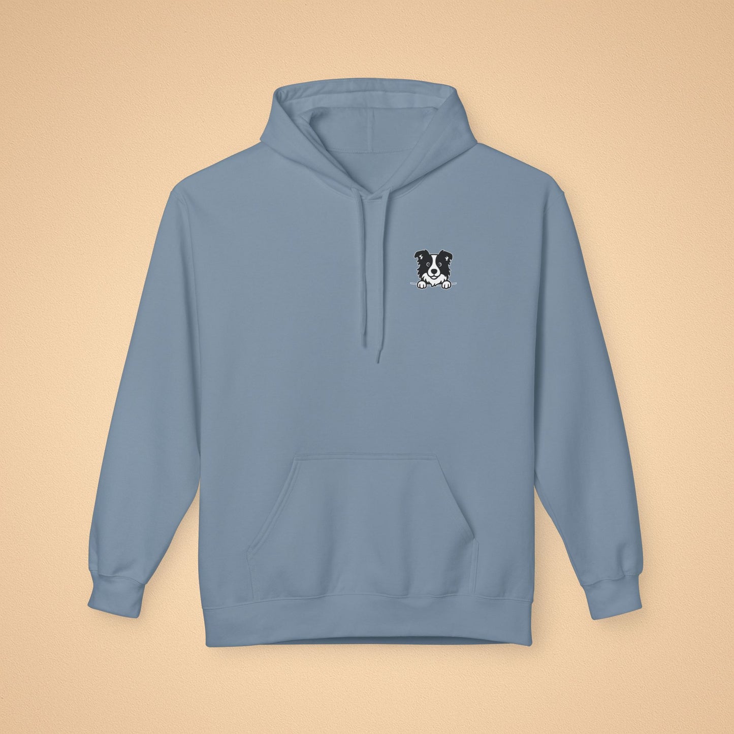 Border Collie Unisex Hoodie – Cozy Midweight Fleece