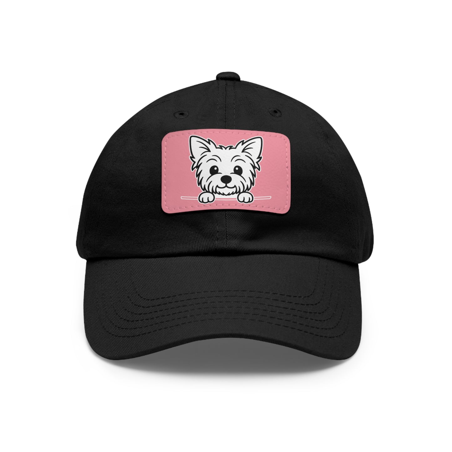 Yorkshire Terrier (Yorkie) Dad Hat – Unisex Leather Patch Adjustable Cap