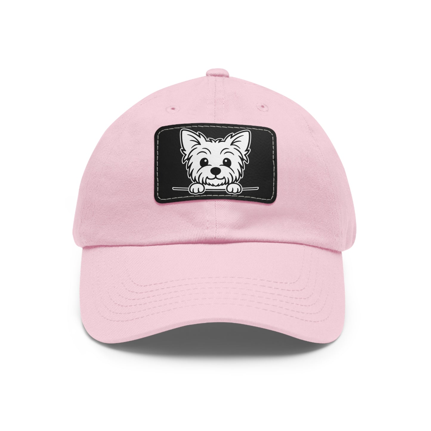 Yorkshire Terrier (Yorkie) Dad Hat – Unisex Leather Patch Adjustable Cap
