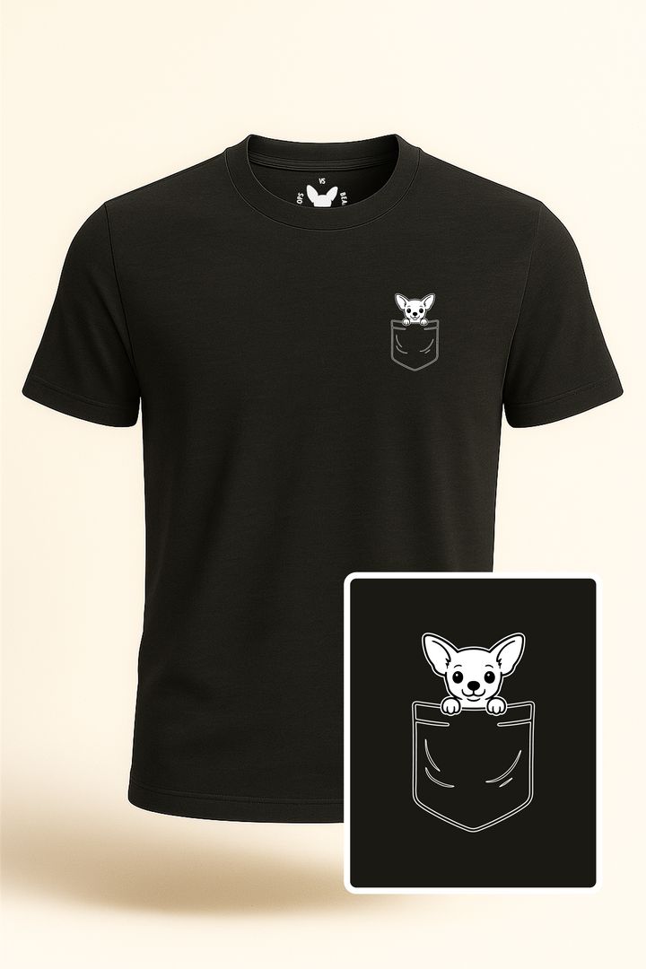 Chihuahua Pocket-Print Tee