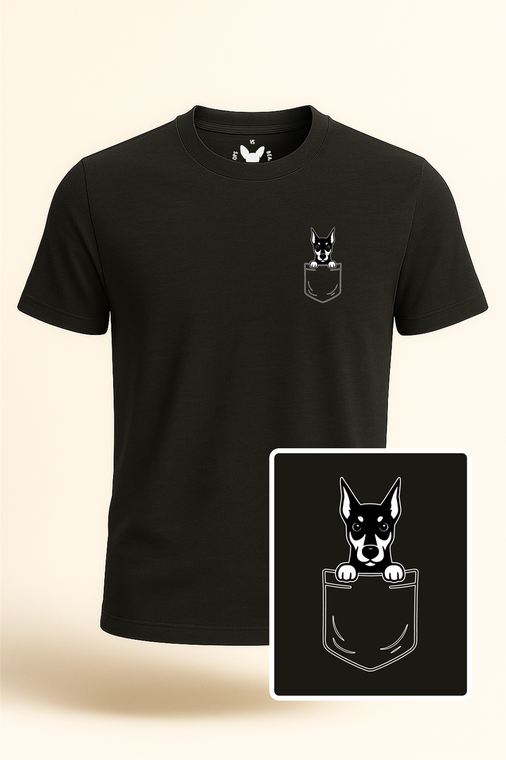 Doberman Pocket-Print Tee