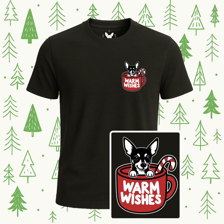 Miniature Pinscher (Min Pin) Warm Wishes Tee