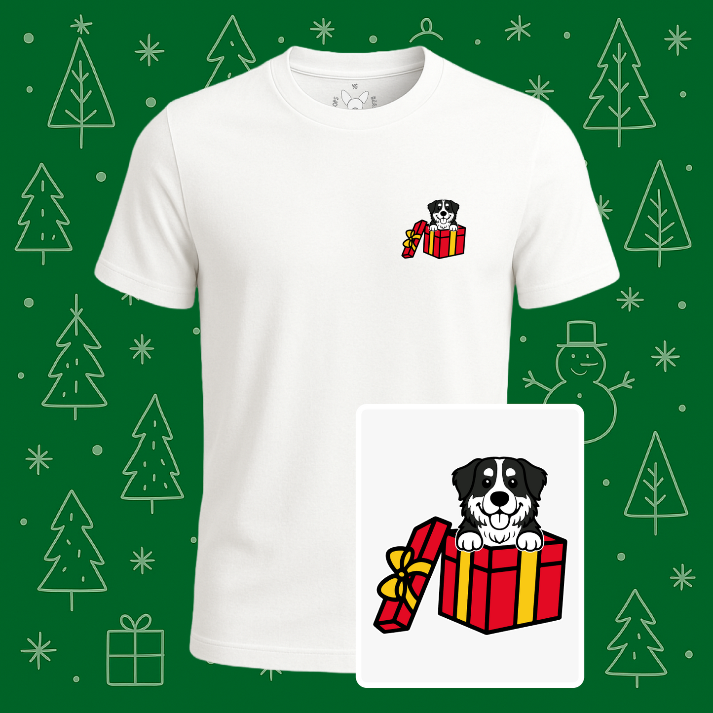 Bernese Mountain Dog Best Present Ever Tee