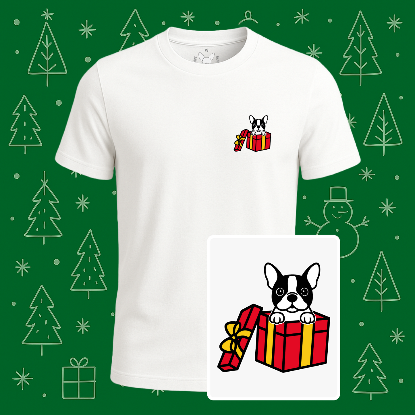 Boston Terrier Best Present Ever Tee