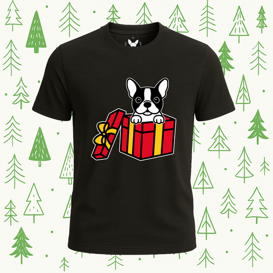 Boston Terrier Best Present Ever Tee - Feature Print