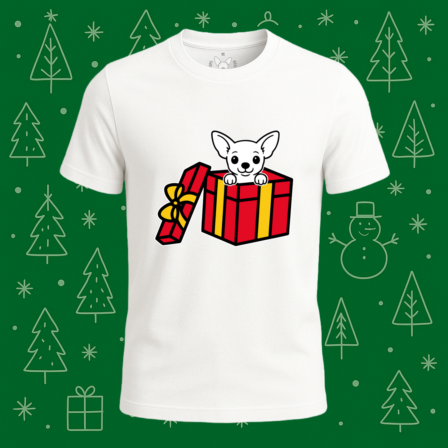 Chihuahua Best Present Ever Tee - Feature Print