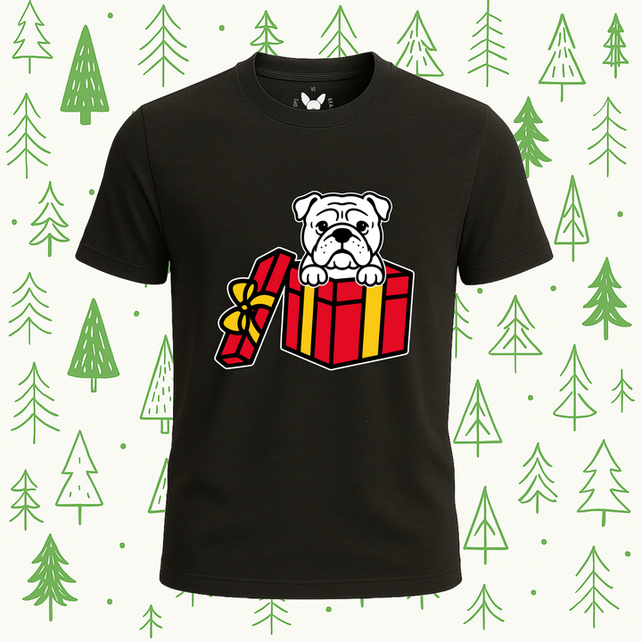 English Bulldog Best Present Ever Tee - Feature Print