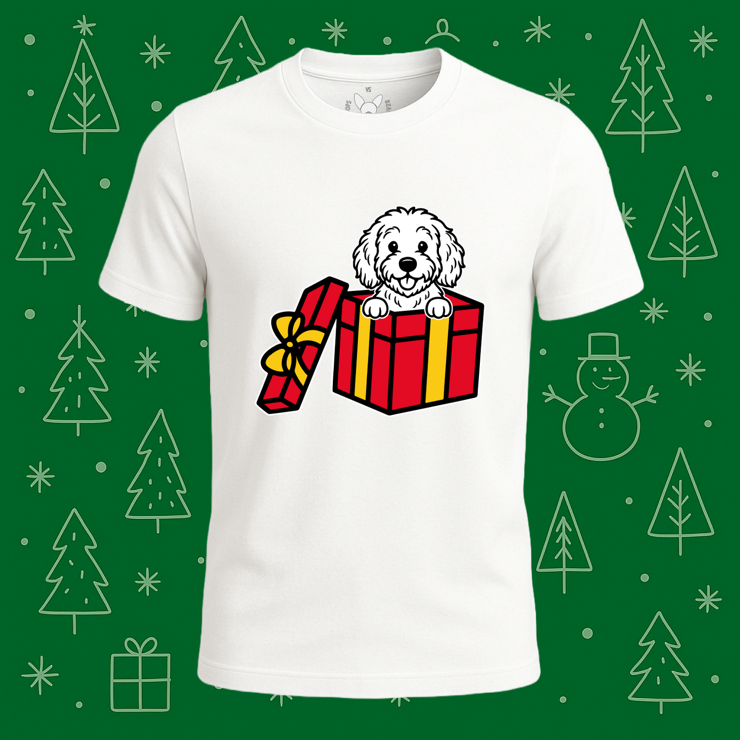 Goldendoodle Best Present Ever Tee - Feature Print
