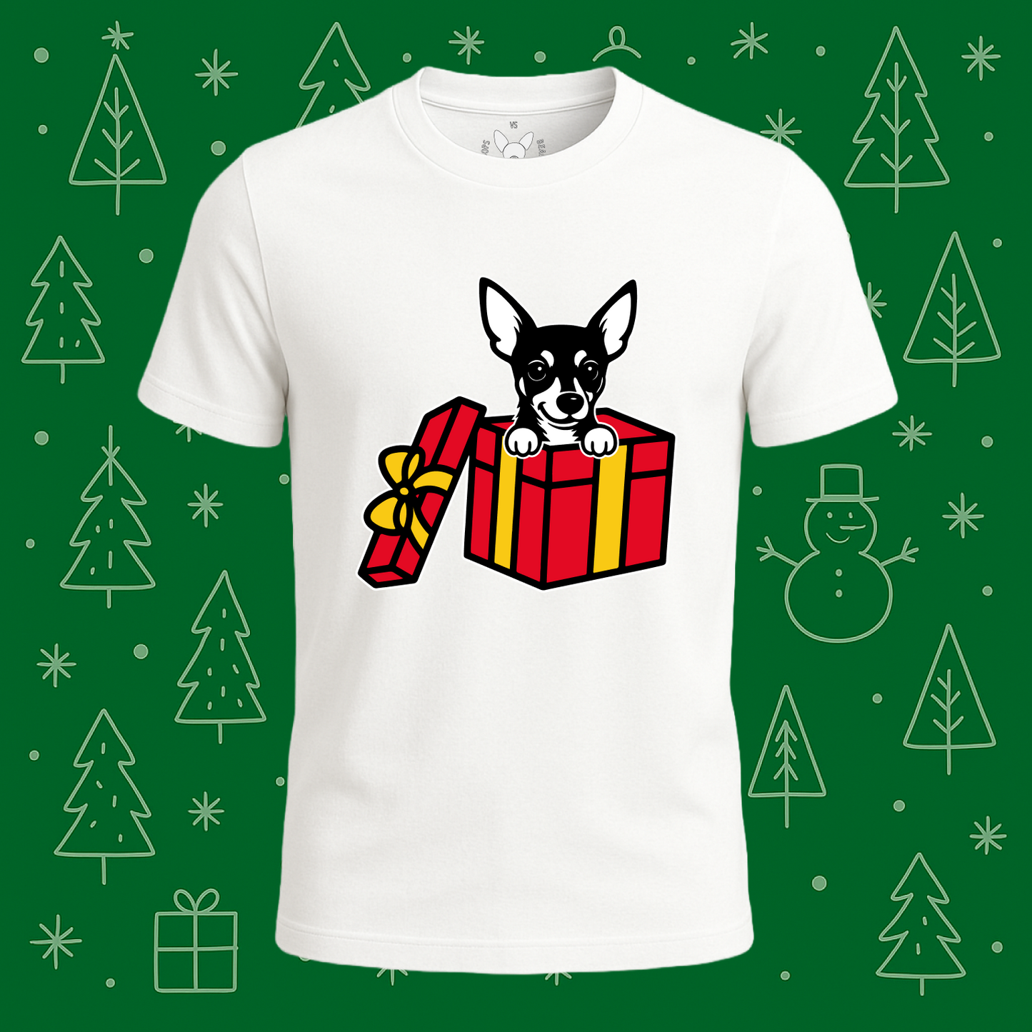 Miniature Pinscher (Min Pin) Best Present Ever Tee - Feature Print