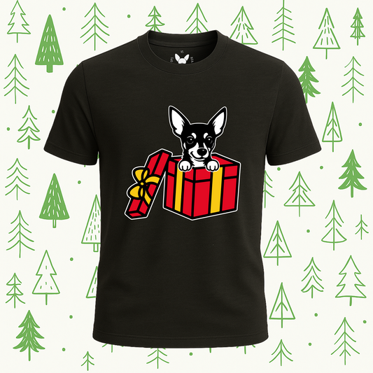 Miniature Pinscher (Min Pin) Best Present Ever Tee - Feature Print