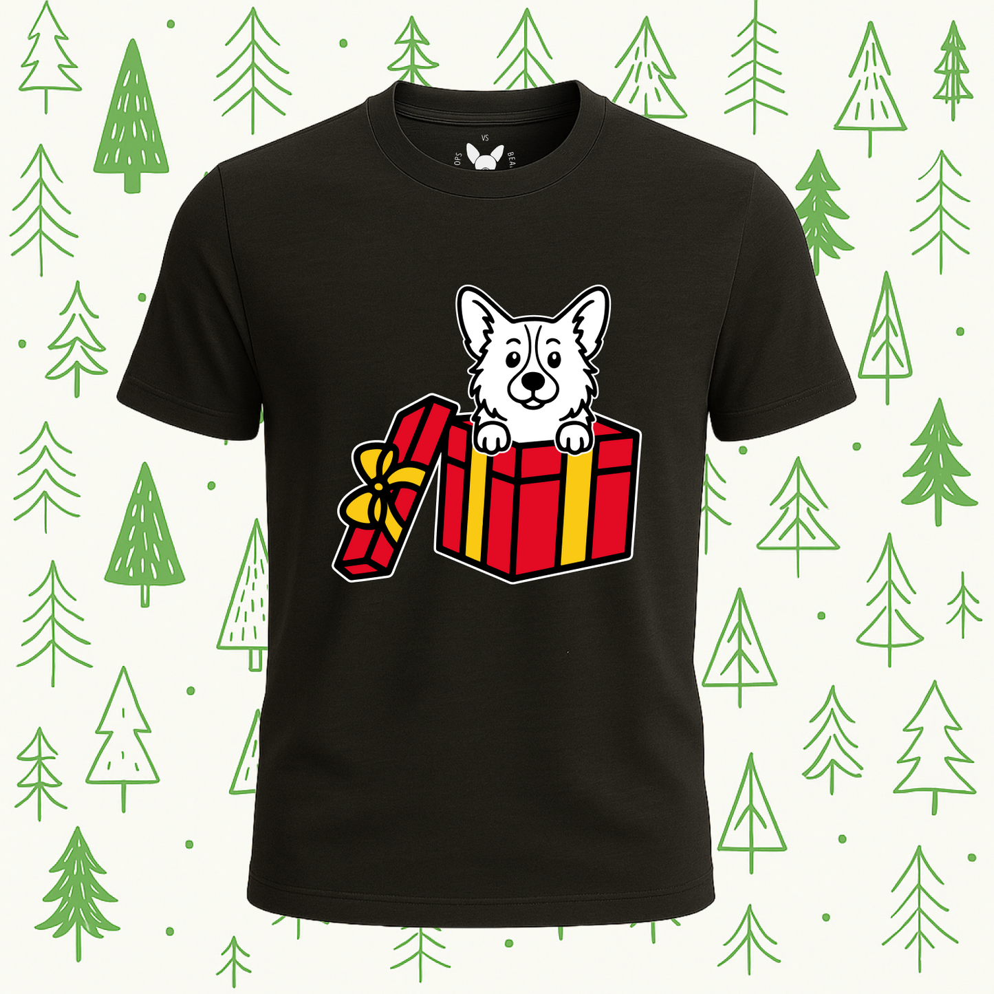 Pembroke Welsh Corgi Best Present Ever Tee - Feature Print