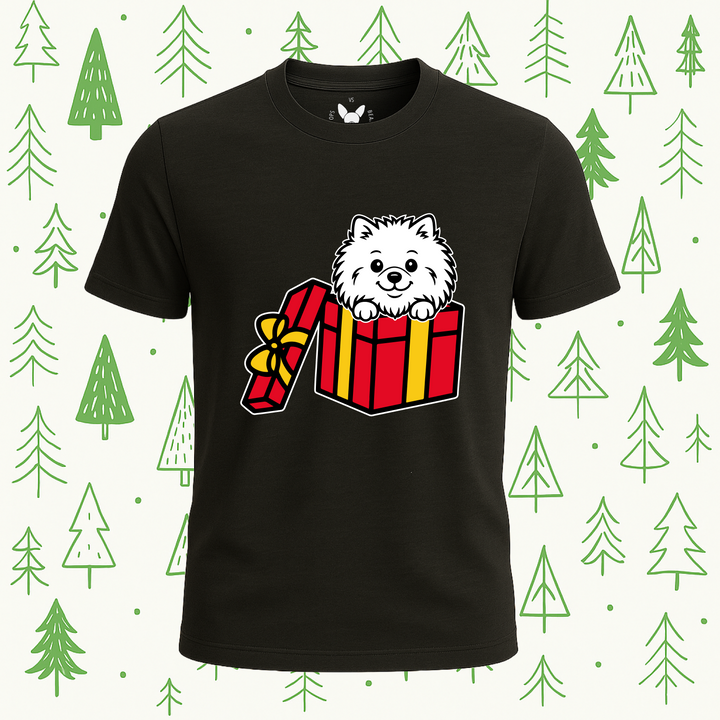 Pomeranian Best Present Ever Tee - Feature Print
