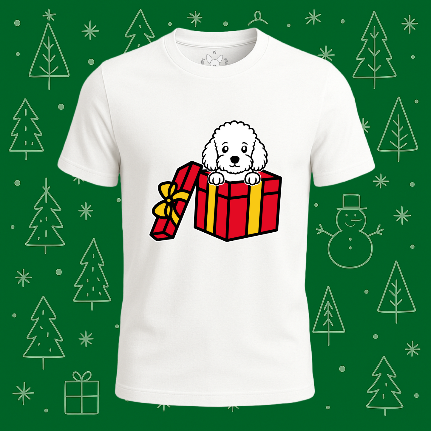 Toy Poodle Best Present Ever Tee - Feature Print