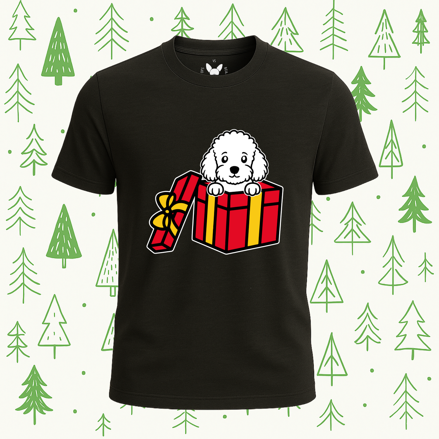 Toy Poodle Best Present Ever Tee - Feature Print