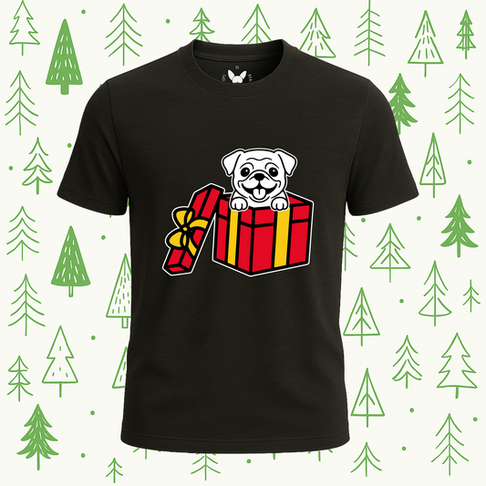 Pug Best Present Ever Tee - Feature Print