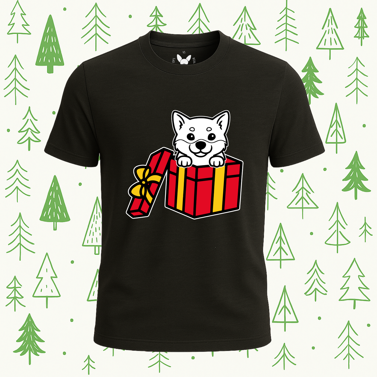 Shiba Inu Best Present Ever Tee - Feature Print