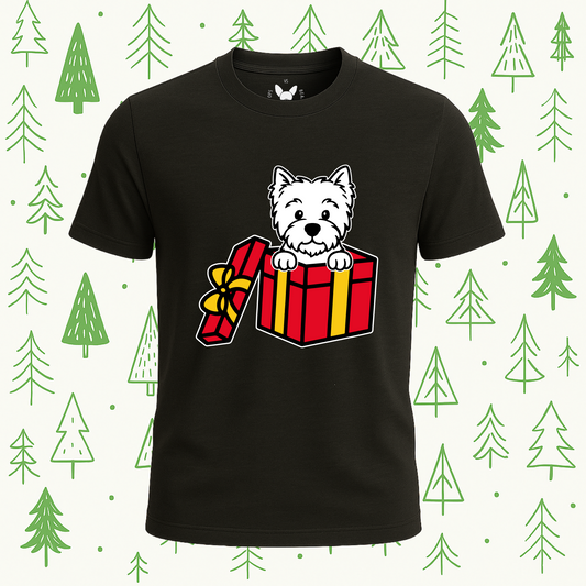 West Highland Terrier (Westie) Best Present Ever Tee - Feature Print