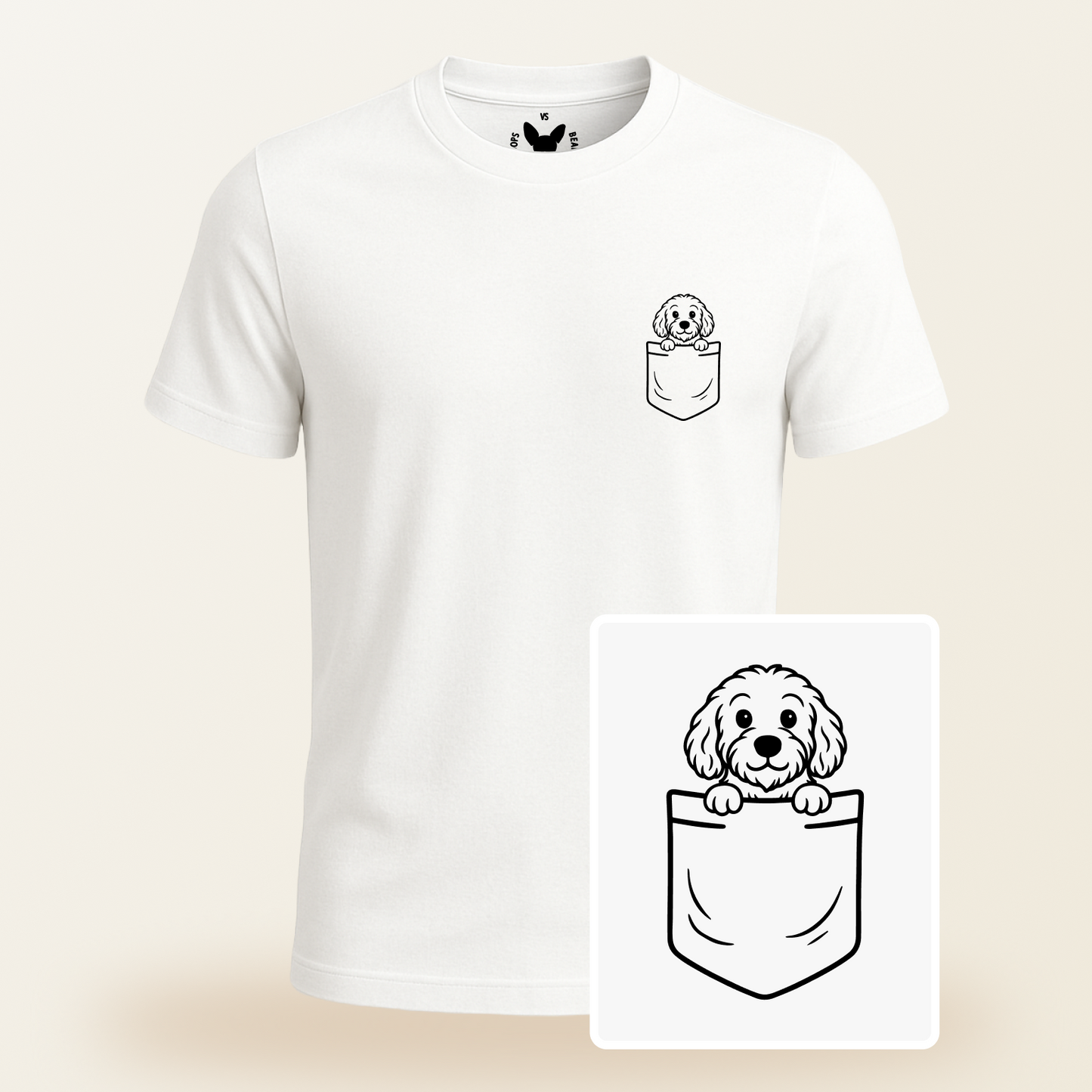 Cockapoo Pocket-Print Tee