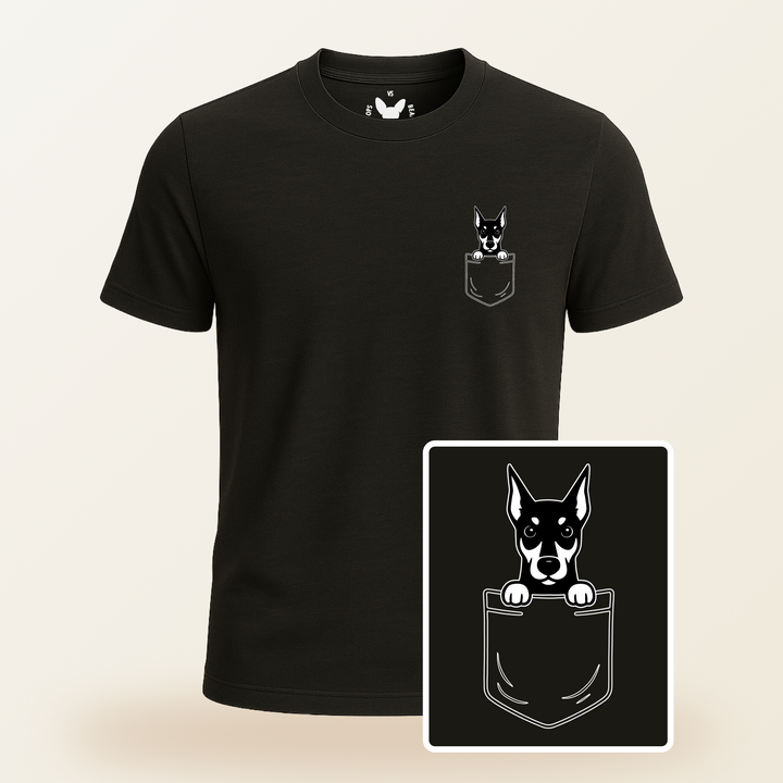 Doberman Pocket-Print Tee