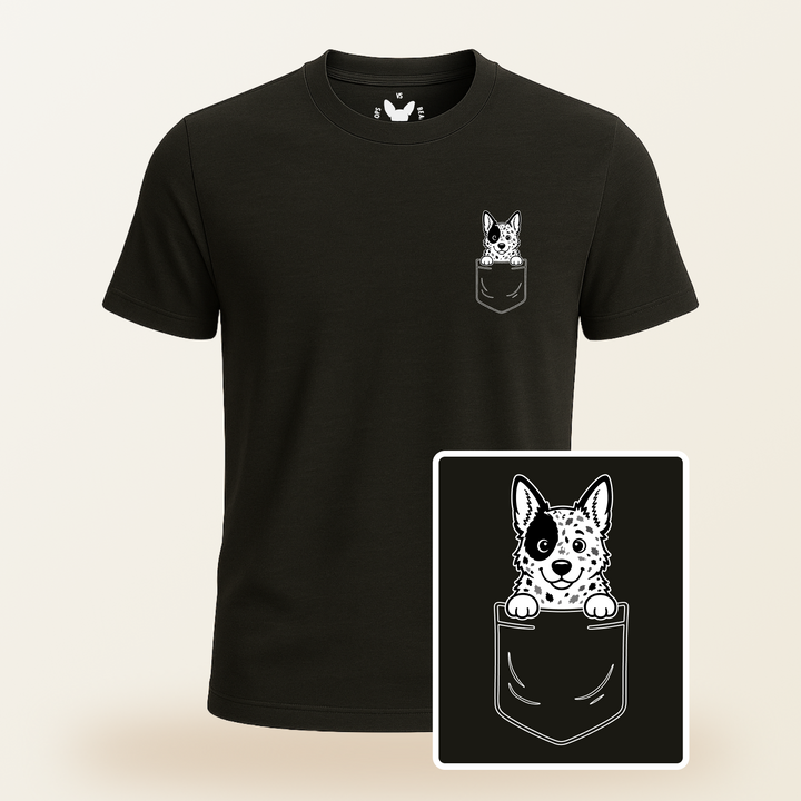 Australian Cattle Dog Pocket-Print Tee