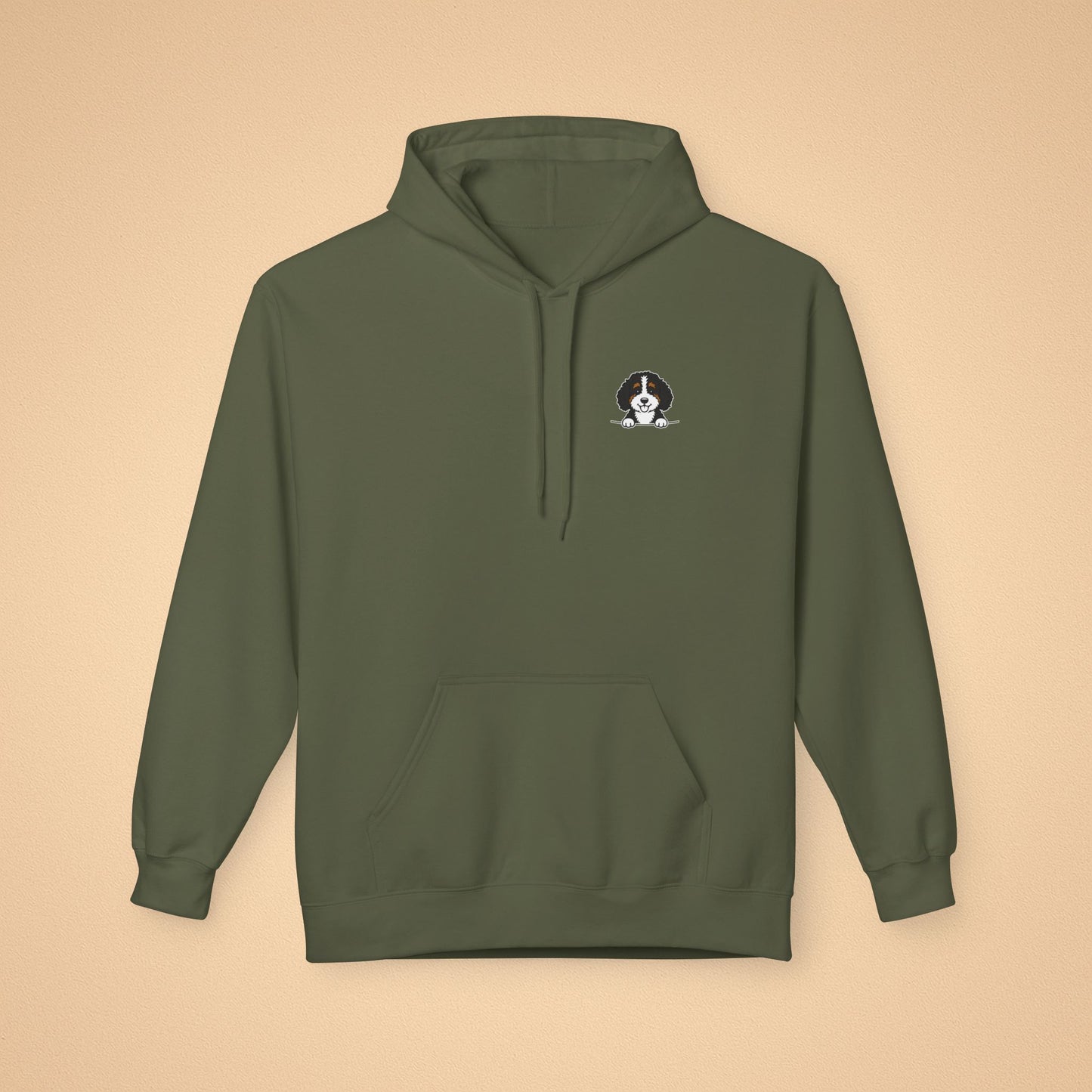 Bernedoodle Unisex Hoodie – Cozy Midweight Fleece