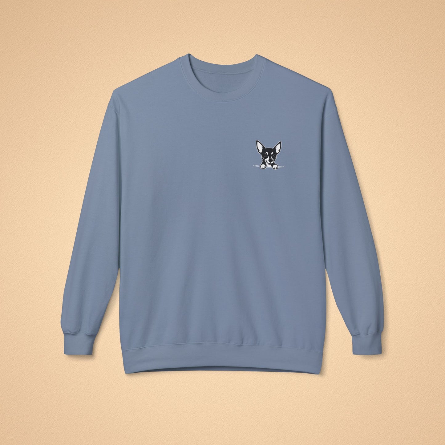 Miniature Pinscher (Min Pin) Crewneck Sweatshirt – Cozy Midweight Fleece