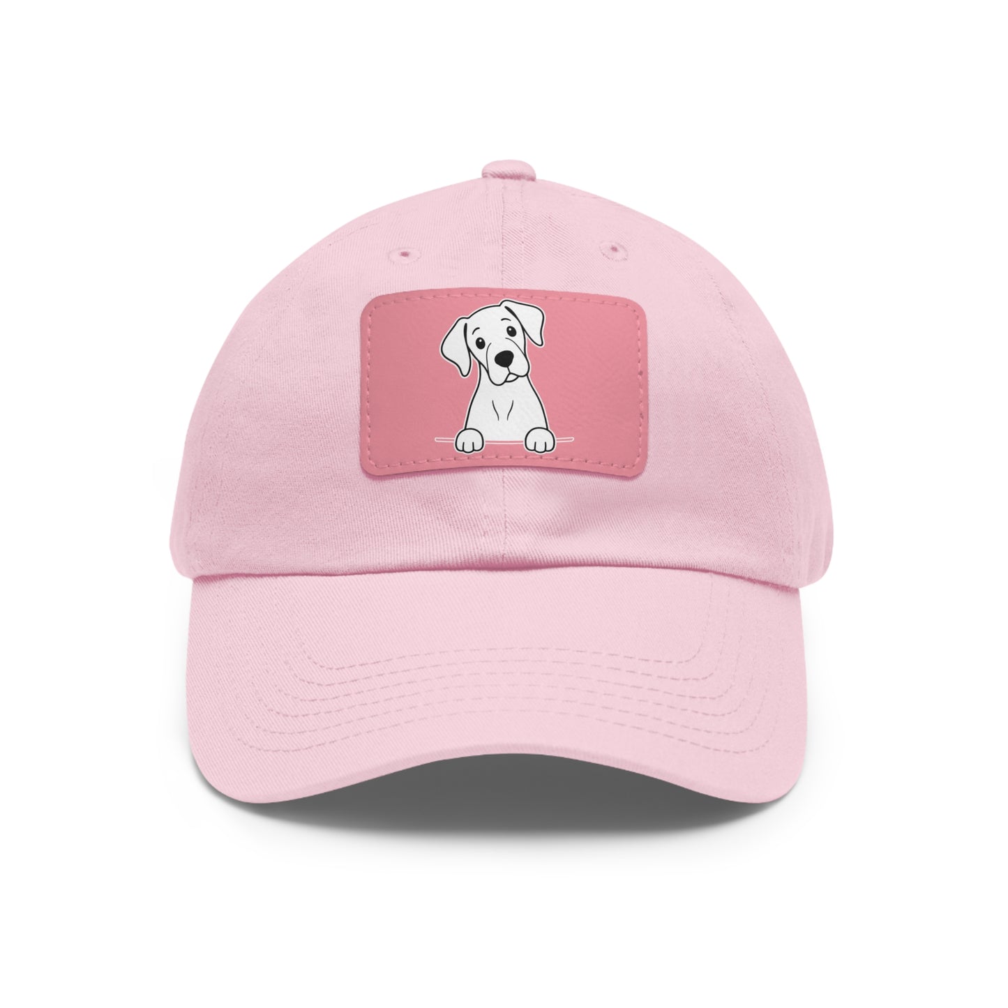 Great Dane Dad Hat – Unisex Leather Patch Adjustable Cap