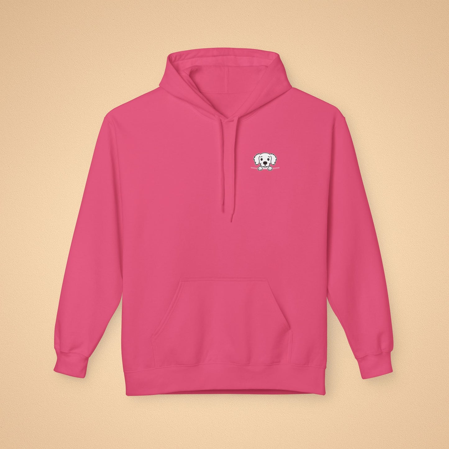 Long Haired Dachshund Unisex Hoodie – Cozy Midweight Fleece