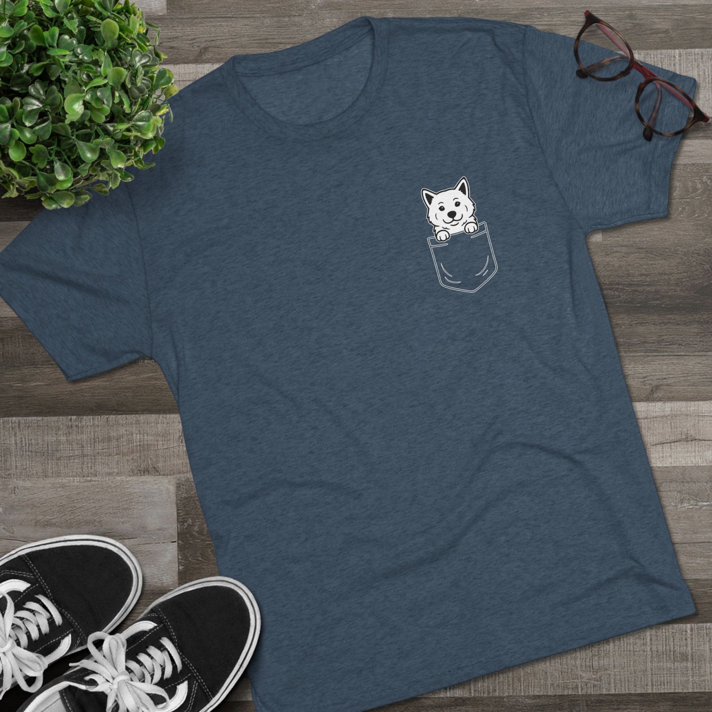 Akita Pocket-Print Tri-blend Tee