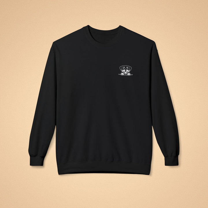 Rottweiler Crewneck Sweatshirt – Cozy Midweight Fleece