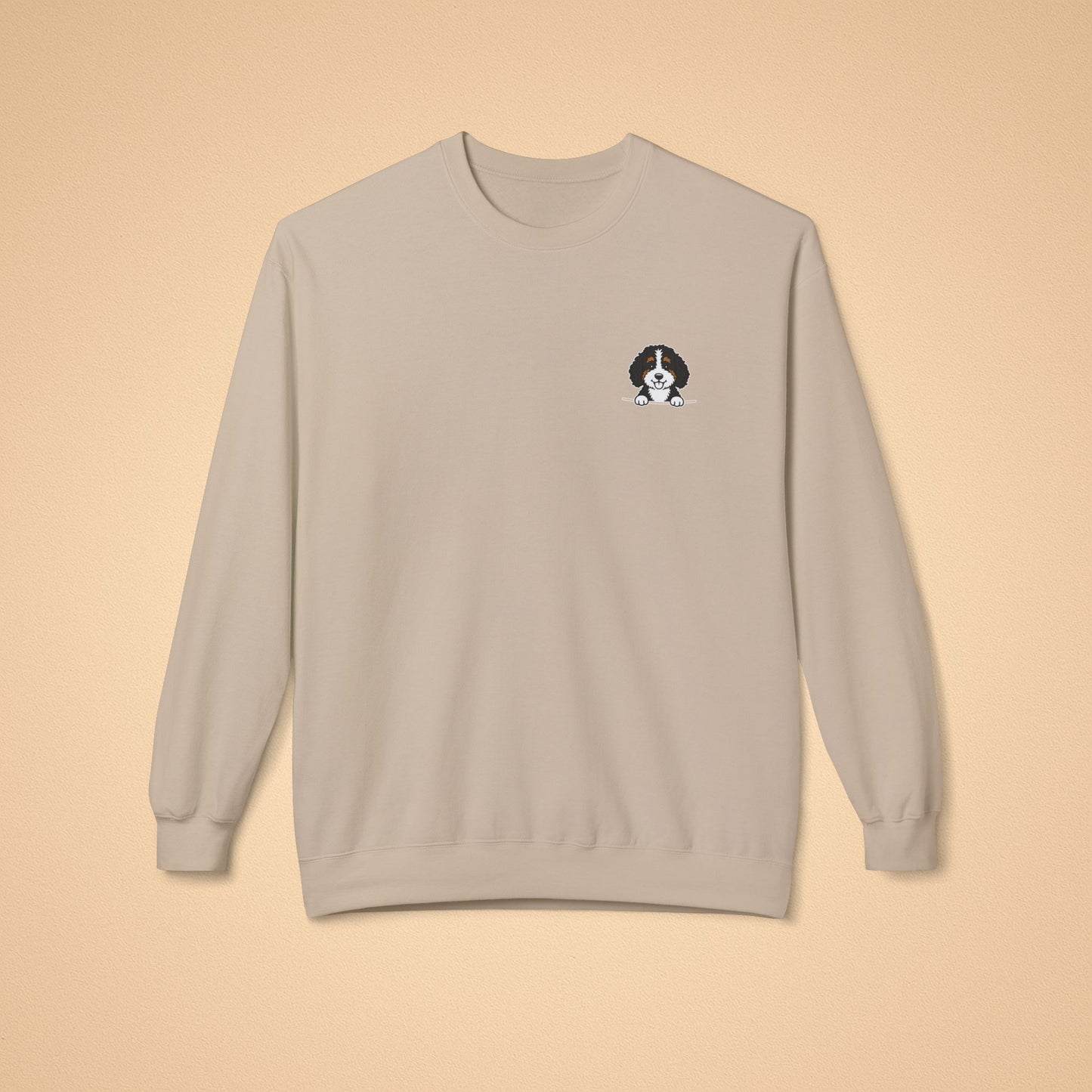 Bernedoodle Crewneck Sweatshirt – Cozy Midweight Fleece