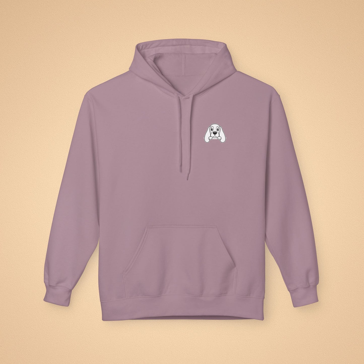 Basset Hound Unisex Hoodie – Cozy Midweight Fleece