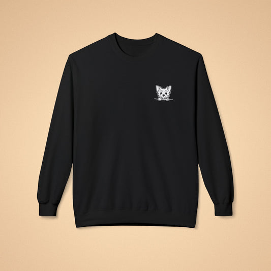 Yorkshire Terrier (Yorkie) Crewneck Sweatshirt – Cozy Midweight Fleece
