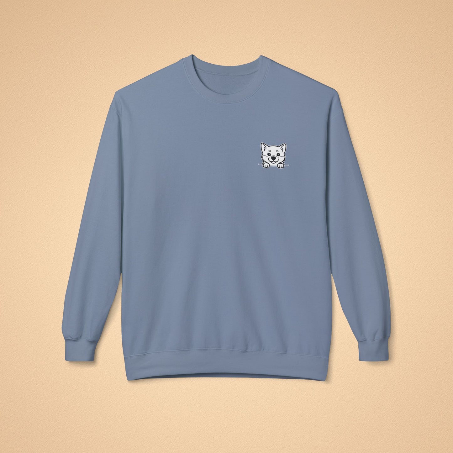 Shiba Inu Crewneck Sweatshirt – Cozy Midweight Fleece