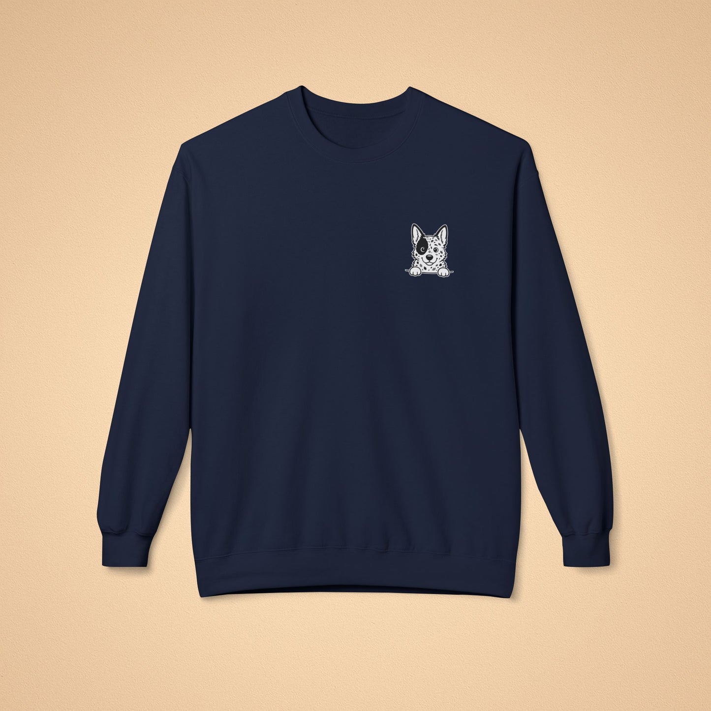 Australian Cattle Dog Crewneck Sweatshirt – Cozy Midweight Fleece