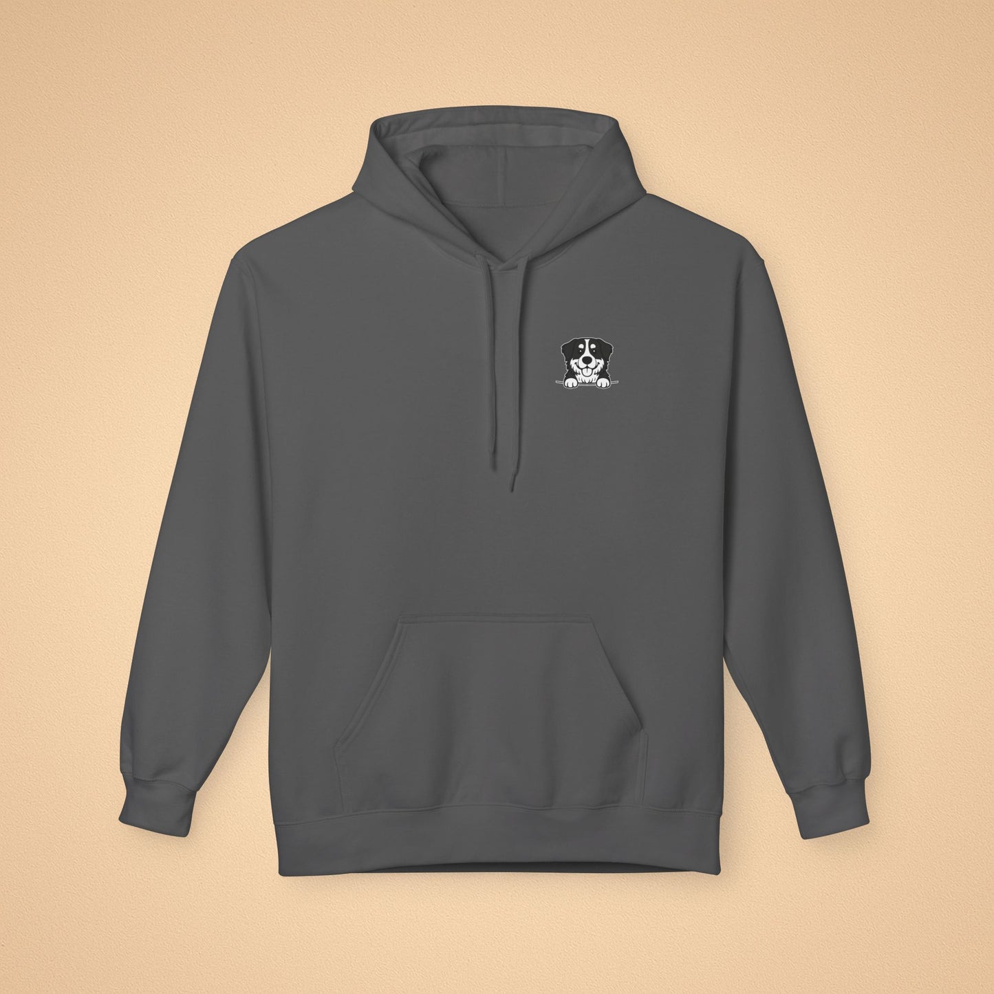 Bernese Mountain Dog Unisex Hoodie – Cozy Midweight Fleece