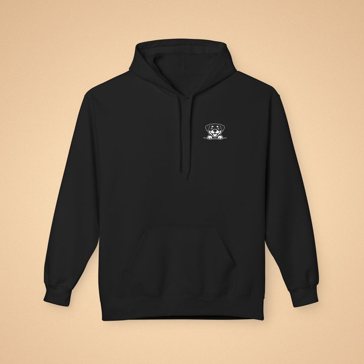 Rottweiler Unisex Hoodie – Cozy Midweight Fleece