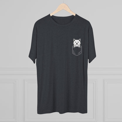 Akita Pocket-Print Tri-blend Tee