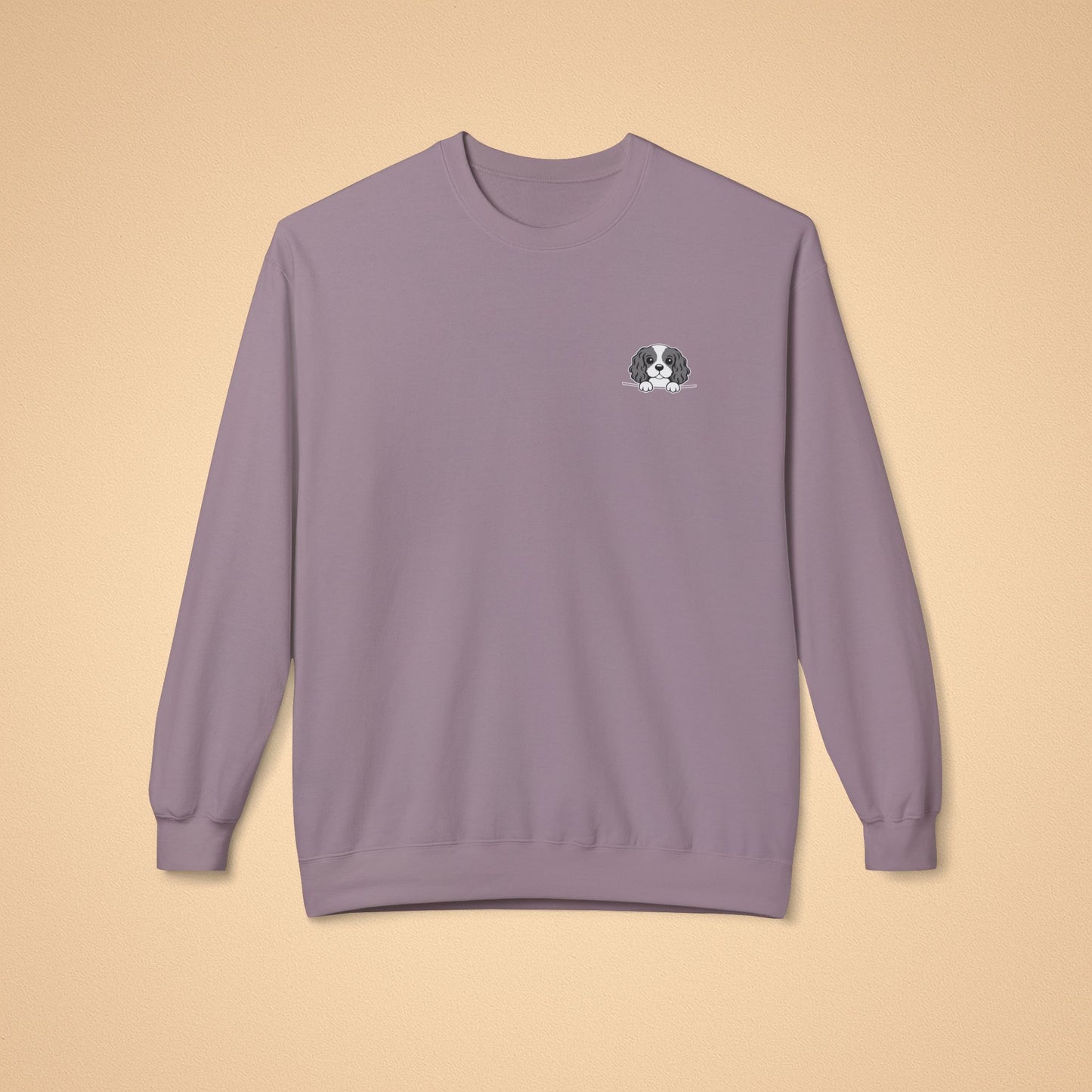 Cavalier King Charles Spaniel Crewneck Sweatshirt – Cozy Midweight Fleece