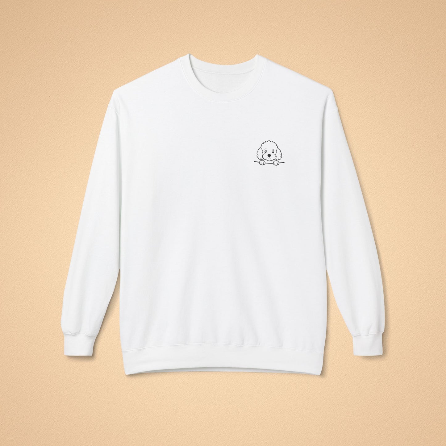 Toy Poodle Crewneck Sweatshirt – Cozy Midweight Fleece