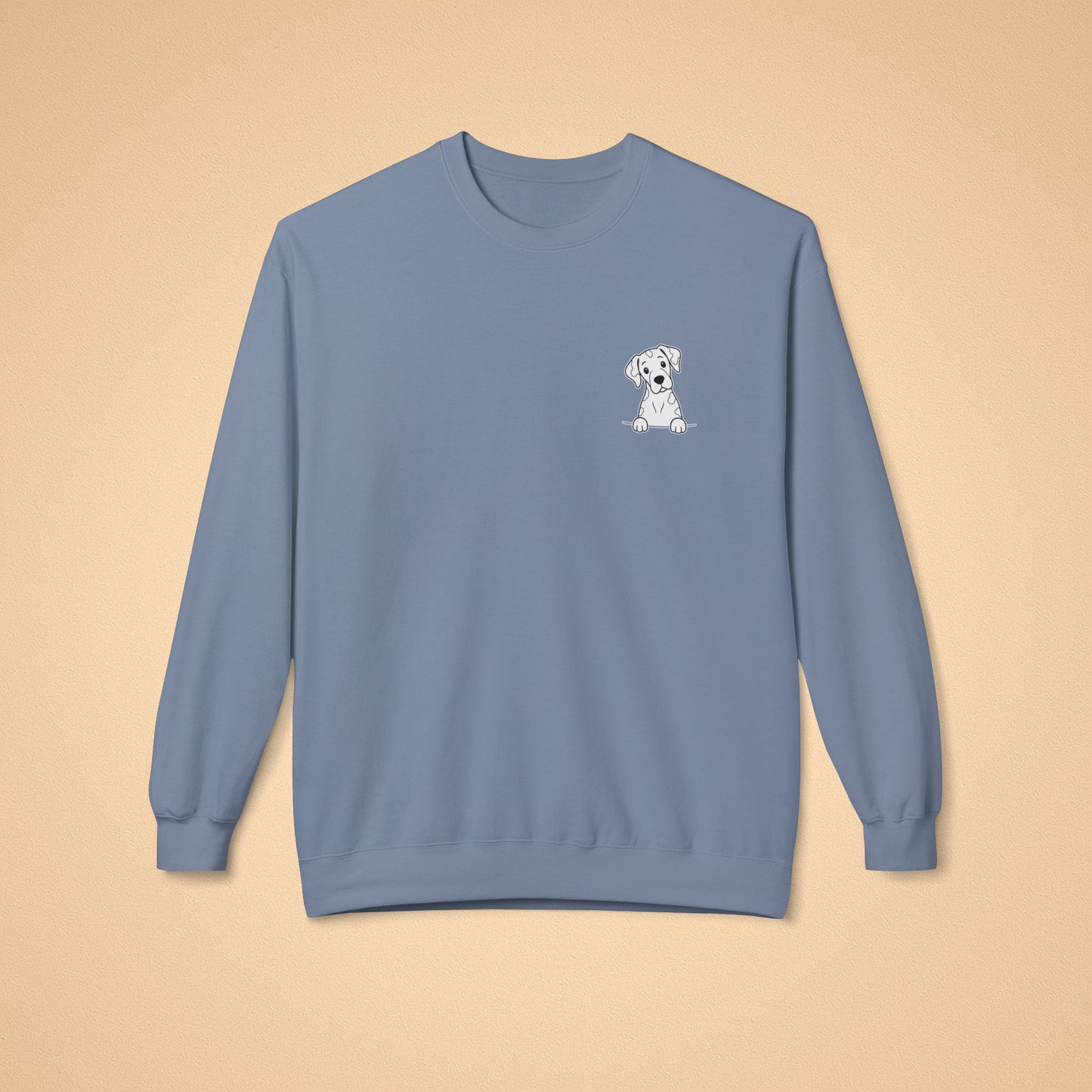 Great Dane (Harlequin) Crewneck Sweatshirt – Cozy Midweight Fleece