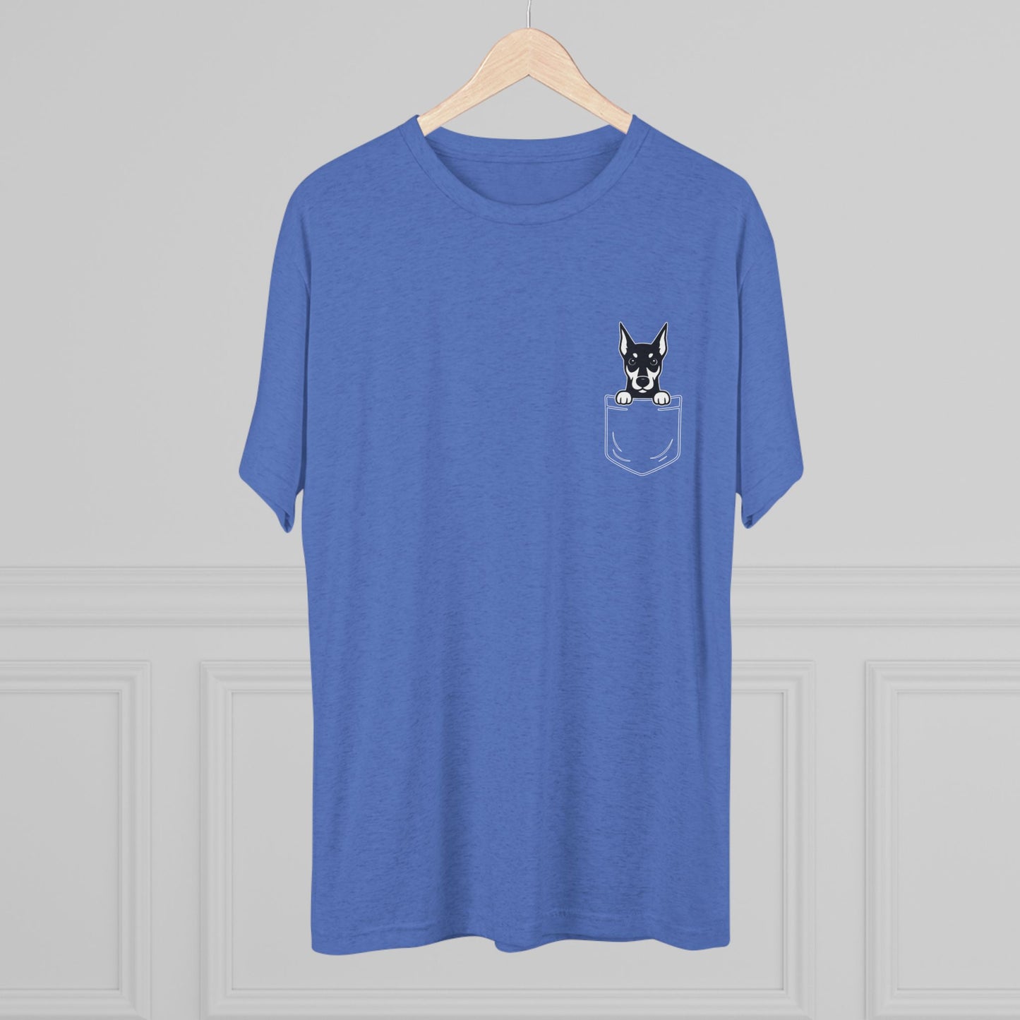 Doberman Pocket-Print Tri-blend Tee