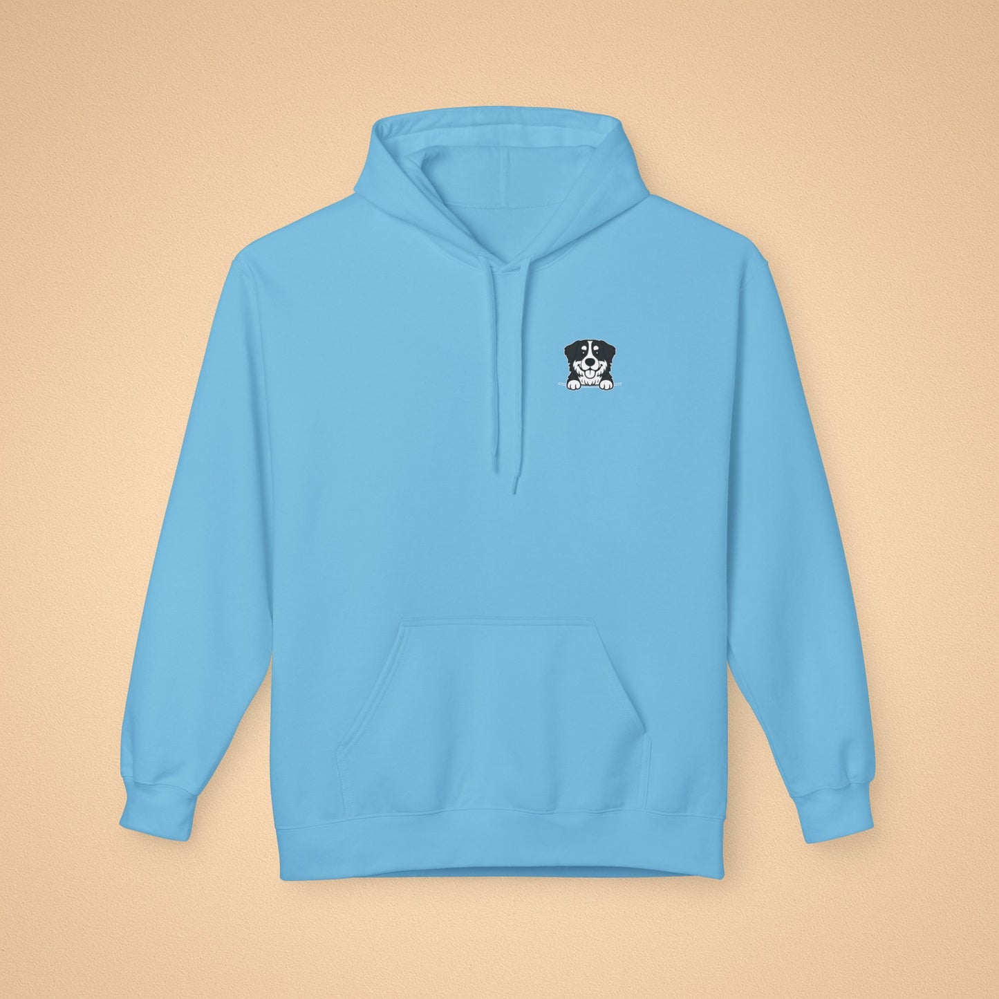 Bernese Mountain Dog Unisex Hoodie – Cozy Midweight Fleece