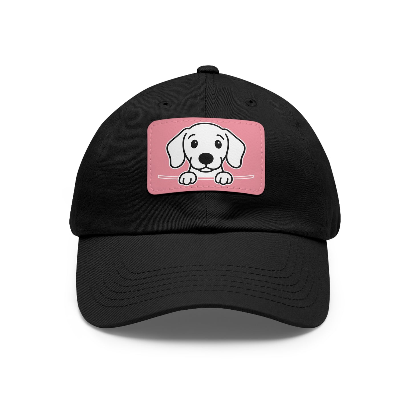 Dachshund Dad Hat – Unisex Leather Patch Adjustable Cap