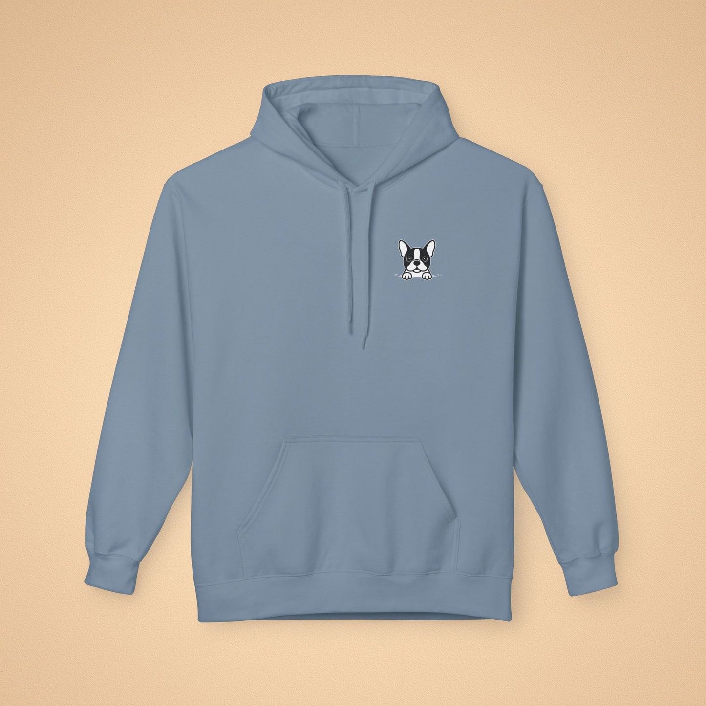 Boston Terrier Unisex Hoodie – Cozy Midweight Fleece