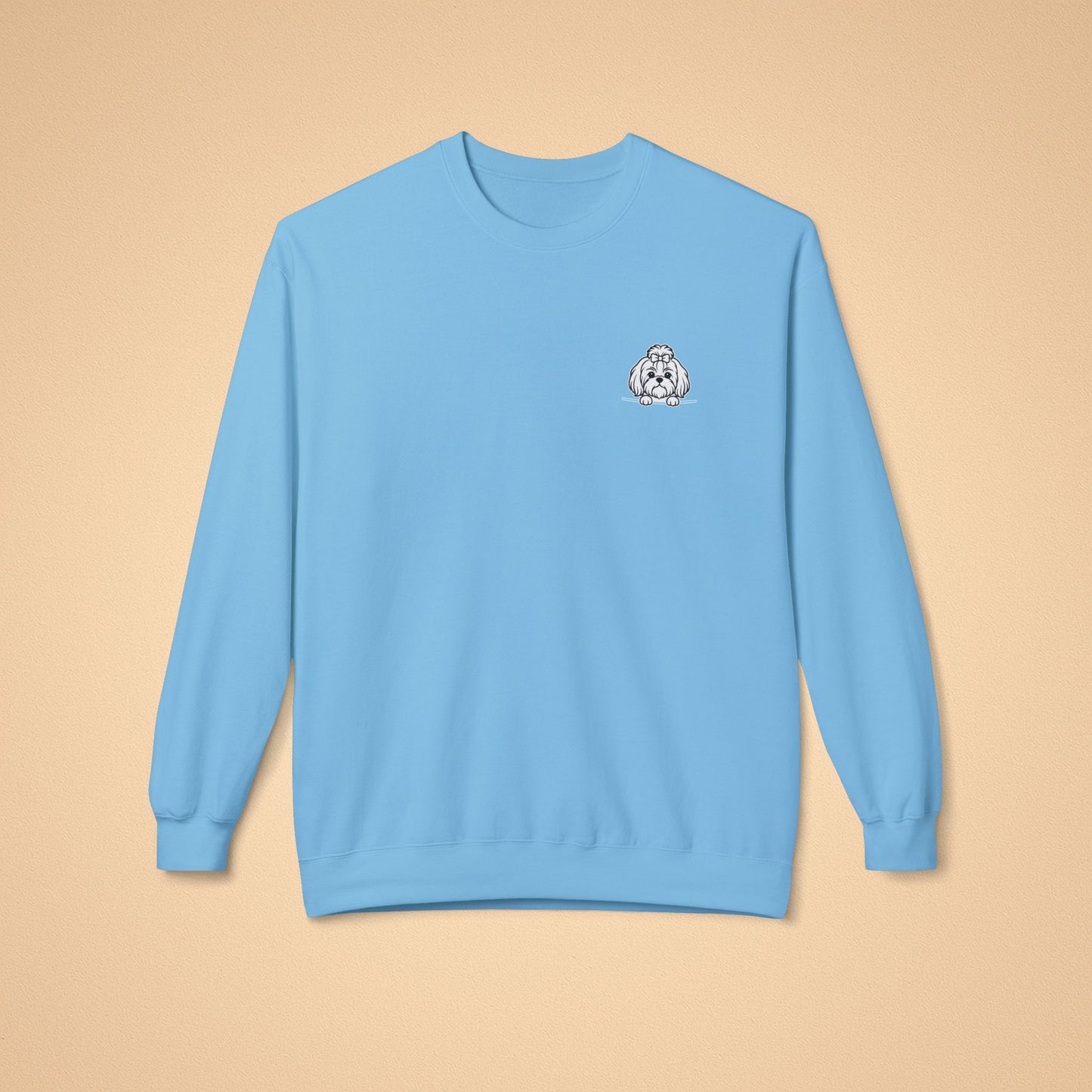Shih Tzu (Top Knot) Crewneck Sweatshirt – Cozy Midweight Fleece