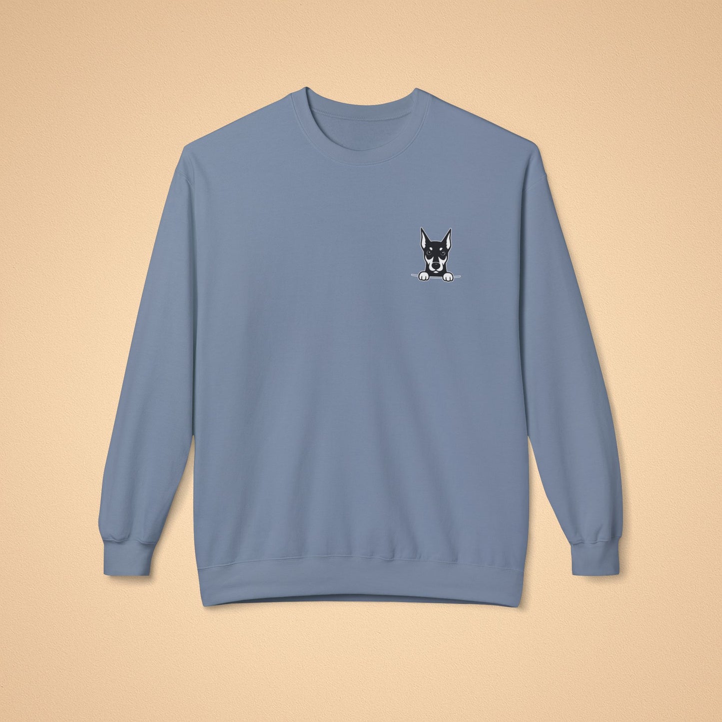 Doberman Crewneck Sweatshirt – Cozy Midweight Fleece