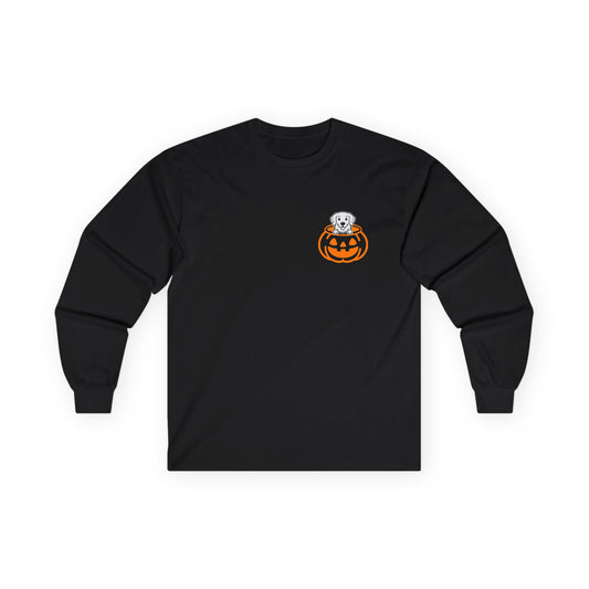 Halloween Pumpkin Pup - Golden Retriever - Long Sleeve Tee