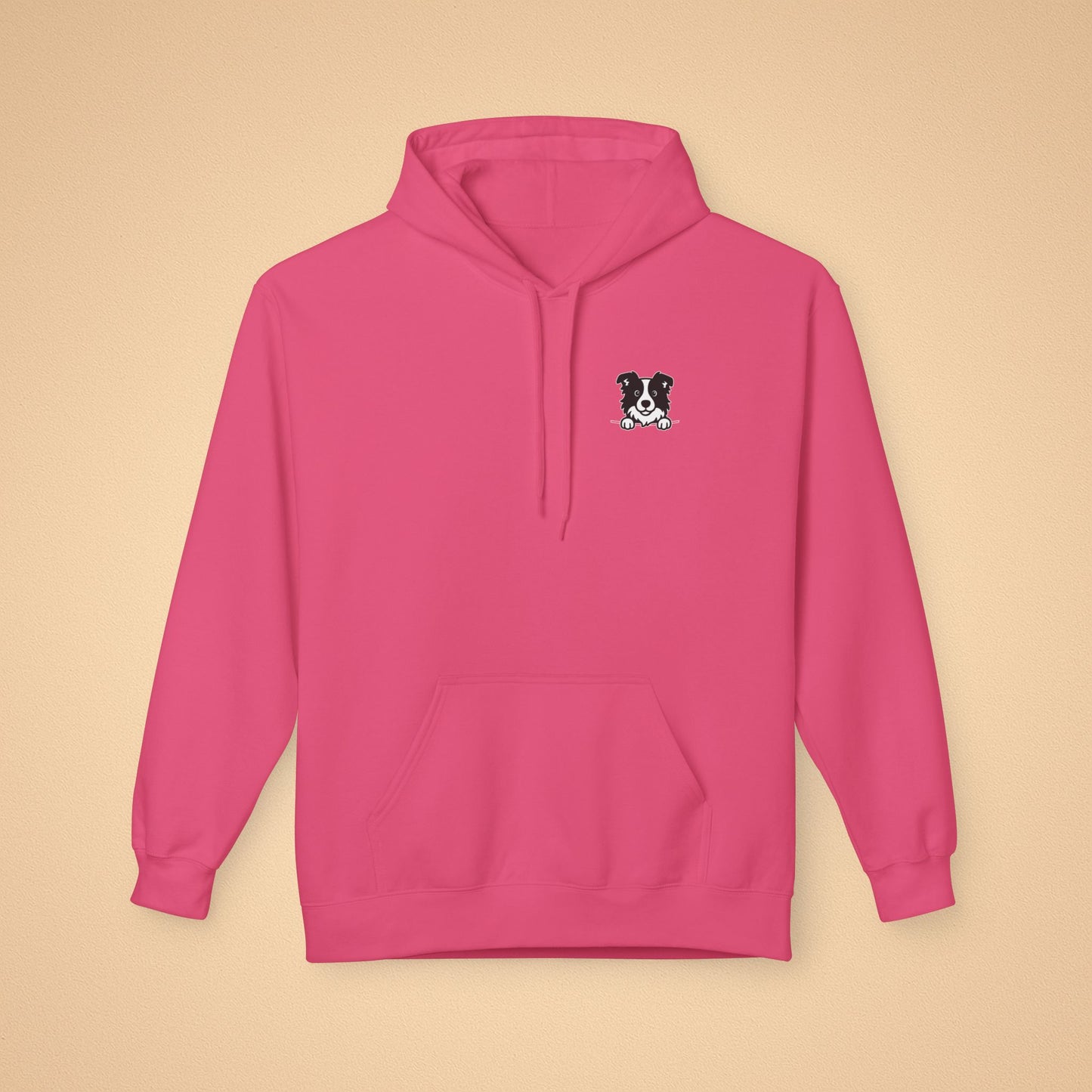 Border Collie Unisex Hoodie – Cozy Midweight Fleece