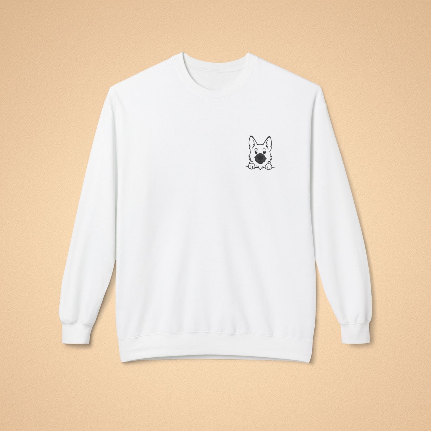 German Shepherd Crewneck Sweatshirt – Cozy Midweight Fleece